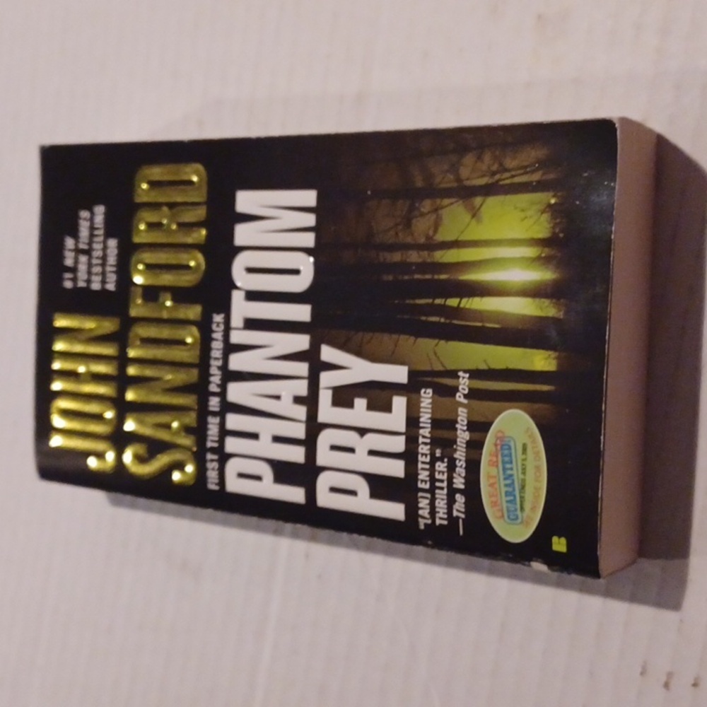 $4 Add-on "Phantom Prey" by John Sandford - Paperback Novel